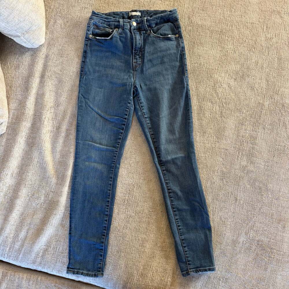 Good American Good Legs Skinny High Rise Indigo Size 10/30